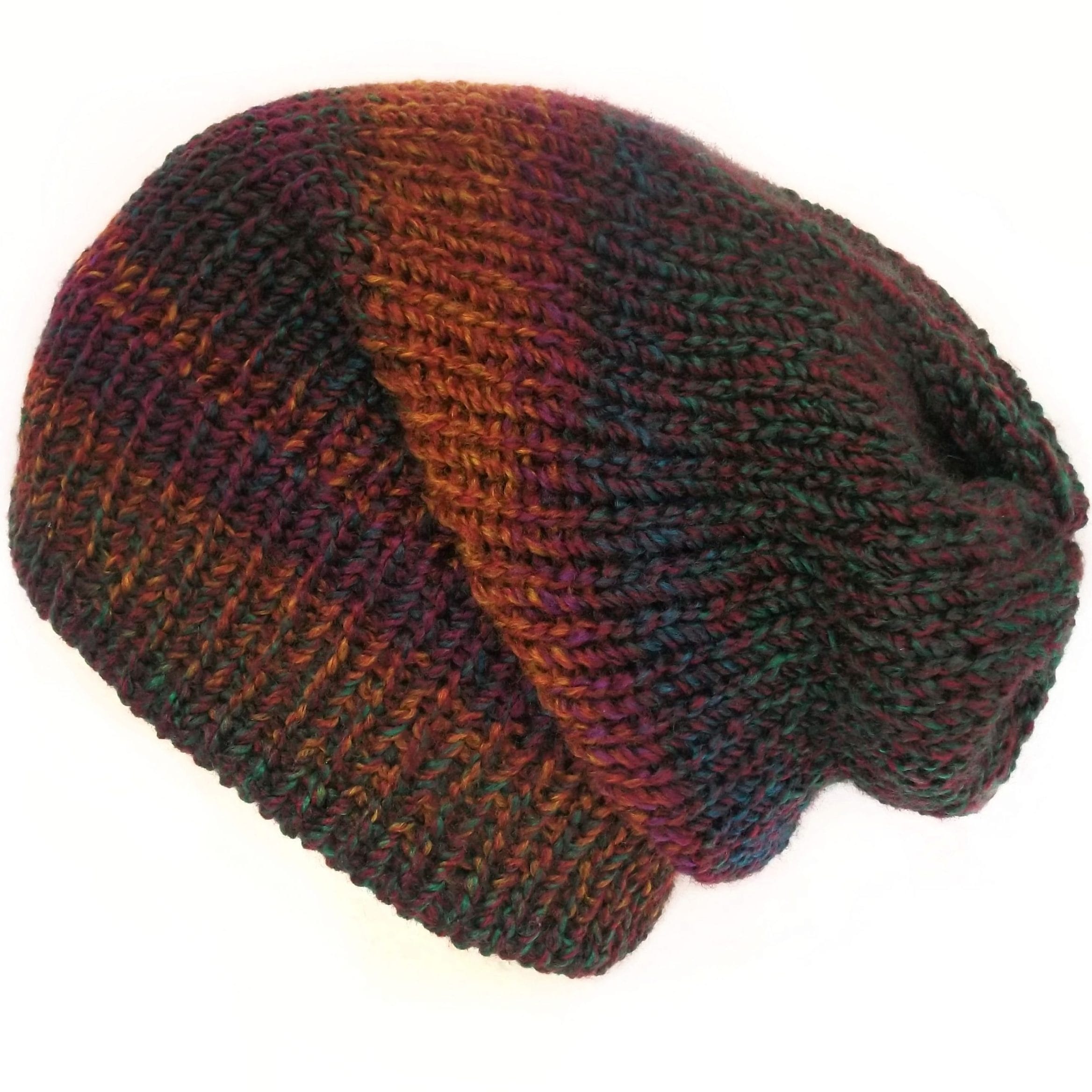 Pheonix slouchy beanie hat, Unisex, Handmade in Edinburgh Scotland – Lelsloom