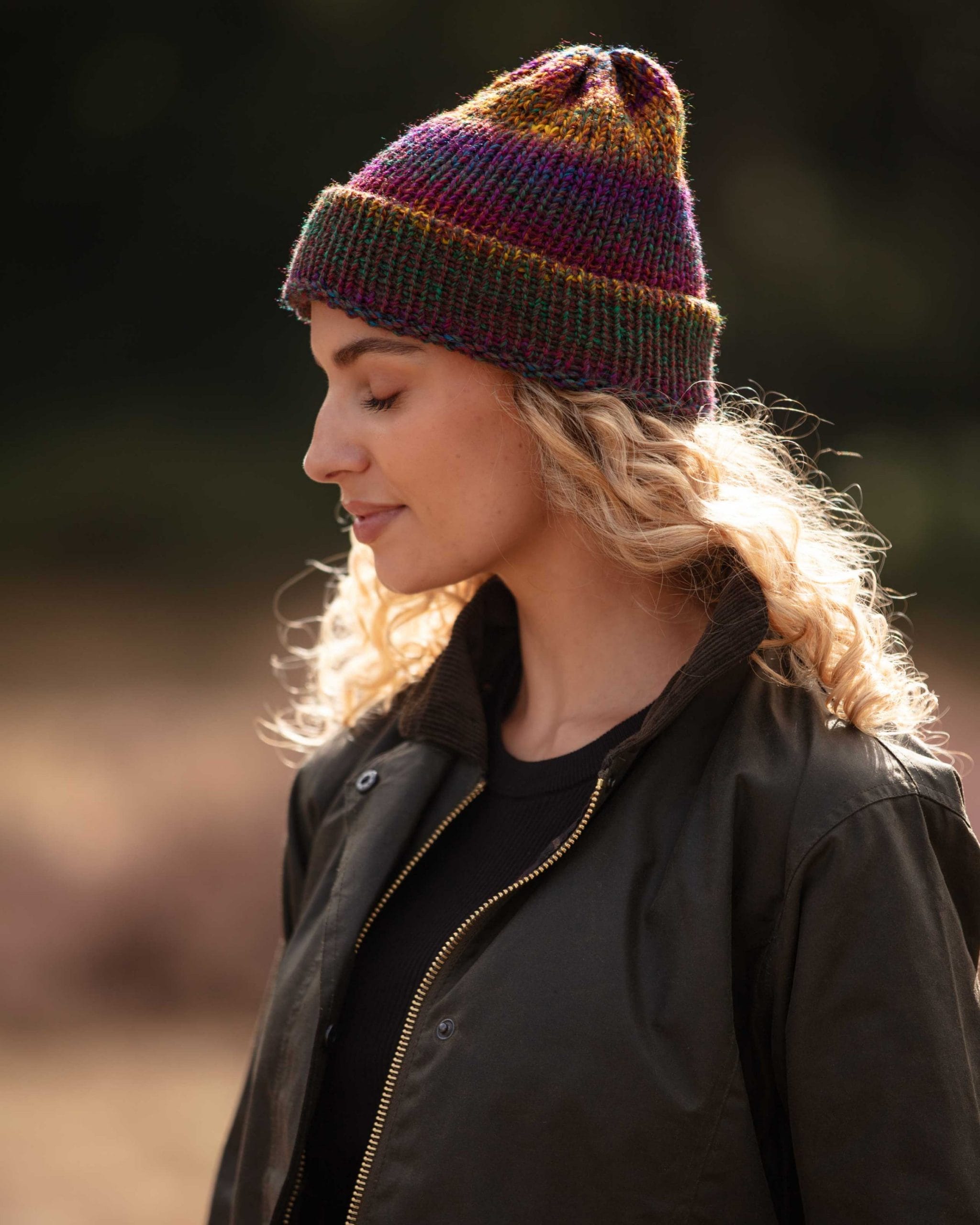 Chunky Slouchy Beanie Hat - Image 3