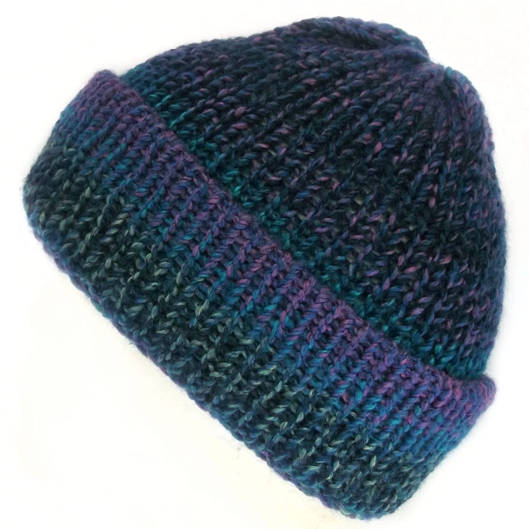 Indigo Fisherman Trawler Style beanie hat, Unisex, Handmade in Scotland – Lelsloom