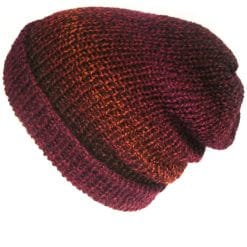 Pink grunge beanie hat, unisex, Handmade in Edinburgh Scotland – Lelsloom