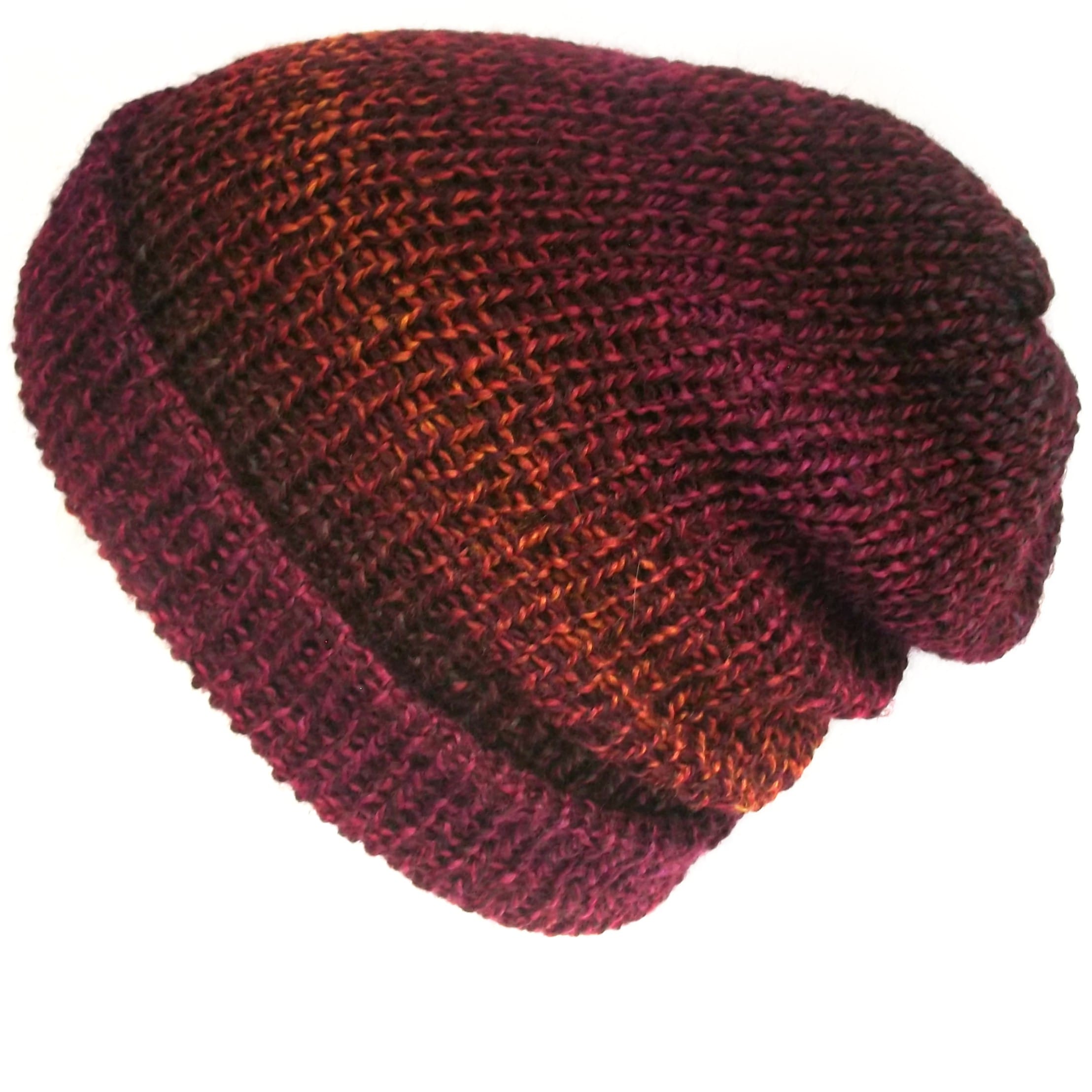 Pink grunge beanie hat, unisex, Handmade in Edinburgh Scotland – Lelsloom